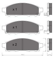 BKN 906050 - Pastillas de Freno