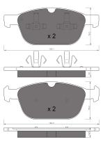 BKN 906071 - Pastillas de Freno