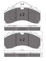 BKN 906241 - Pastillas de Freno