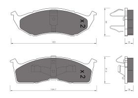 BKN 901036 - Pastillas de Freno