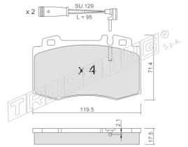 BKN 915050 - Pastillas de Freno