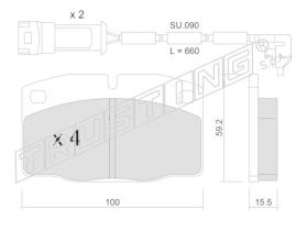 BKN 915066 - Pastillas de Freno