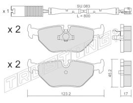 BKN 915087 - Pastillas de Freno