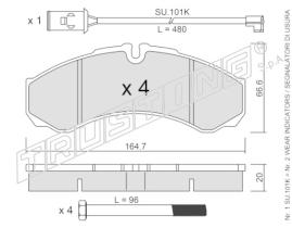 BKN 915095 - Pastillas de Freno