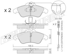 BKN 915099 - Pastillas de Freno