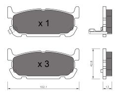 BKN 901141 - Pastillas de Freno