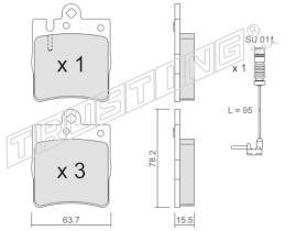 BKN 915120 - Pastillas de Freno