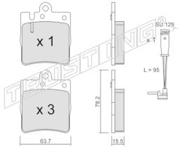 BKN 915121 - Pastillas de Freno