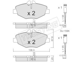 BKN 915136 - Pastillas de Freno