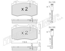 BKN 915137 - Pastillas de Freno