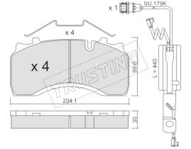 BKN 915181 - Pastillas de Freno