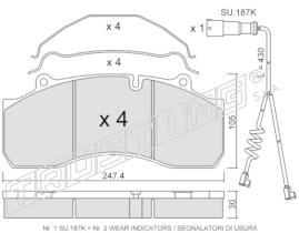 BKN 915183 - Pastillas de Freno