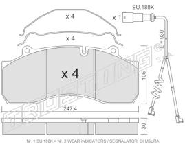 BKN 915184 - Pastillas de Freno