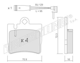 BKN 915189 - Pastillas de Freno