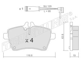 BKN 915200 - Pastillas de Freno