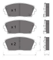 BKN 906226 - Pastillas de Freno