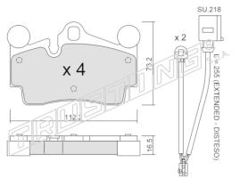 BKN 915204 - Pastillas de Freno