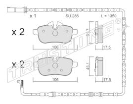 BKN 915333 - Pastillas de Freno