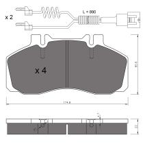 BKN 915213 - Pastillas de Freno