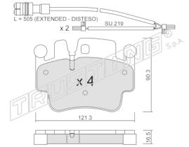 BKN 915222 - Pastillas de Freno