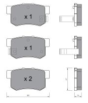 BKN 905026 - Pastillas de Freno