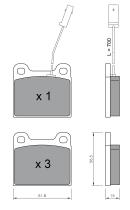 BKN 905153 - Pastillas de Freno