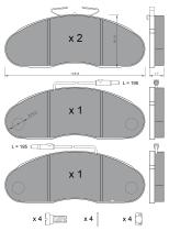 BKN 905124 - Pastillas de Freno
