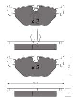 BKN 905125 - Pastillas de Freno