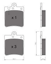 BKN 905174 - Pastillas de Freno