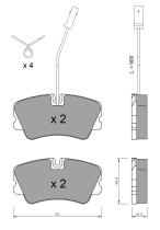 BKN 905161 - Pastillas de Freno