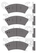 BKN 905291 - Pastillas de Freno