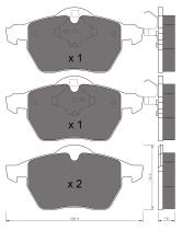 BKN 905283 - Pastillas de Freno