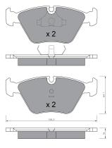 BKN 905016 - Pastillas de Freno