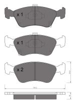 BKN 901630 - Pastillas de Freno