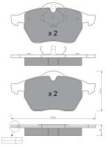 BKN 901599 - Pastillas de Freno