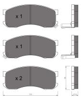 BKN 905302 - Pastillas de Freno