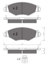 BKN 901647 - Pastillas de Freno