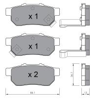 BKN 905273 - Pastillas de Freno