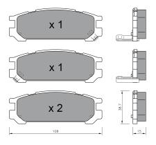 BKN 905295 - Pastillas de Freno