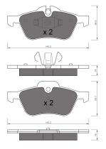 BKN 905361 - Pastillas de Freno