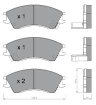 BKN 905311 - Pastillas de Freno