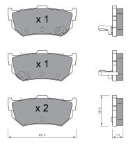 BKN 905087 - Pastillas de Freno