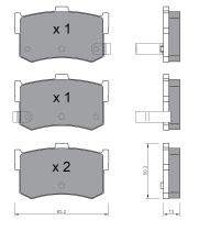 BKN 905093 - Pastillas de Freno