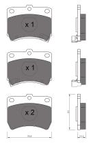BKN 905169 - Pastillas de Freno