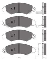 BKN 905337 - Pastillas de Freno