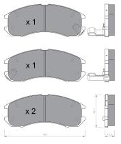 BKN 905266 - Pastillas de Freno