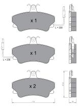 BKN 905048 - Pastillas de Freno