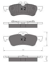 BKN 905362 - Pastillas de Freno