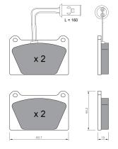 BKN 905218 - Pastillas de Freno