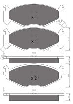 BKN 905046 - Pastillas de Freno